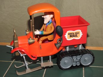 Santa Claus Coming To Town North Pole Mail Truck Toy