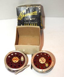 Lot Of 2 Bronson Red Faced Royalists 370 Fishing Fly Reel