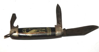 1950s HOPALONG CASSIDY COWBOY 3 Blade Folding Knife Made In The USA