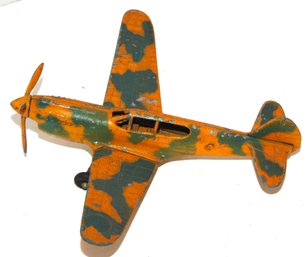 Vintage Metal Hubley War Airplane