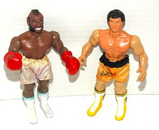 1983 Rocky Balboa & Mr T Action Figures