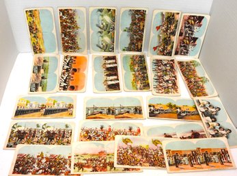 Antique Lot Of Stereoview Cards Italian Turkish War 1912