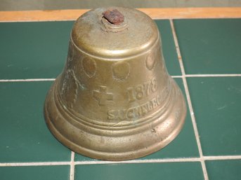 Antique 1878 Big Brass Bell