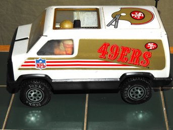 Vintage Tonka SF 49ers Nfl Pressed Steel Van & Figure