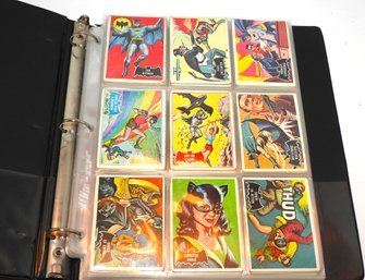 Original 1966 Batman Cartoon Trading Cards In Binder