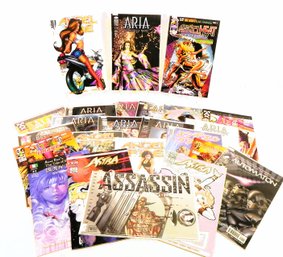 #1 Issues- Aria, Angel Heat, Angel Fire, Atomik Angels, Angels Of Destruction. Shi #7 Chrome Ed & More- Lot TG