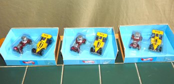 Lot Of 3 Vintage Hot Wheels Promotional Red Baron Red Lines Set