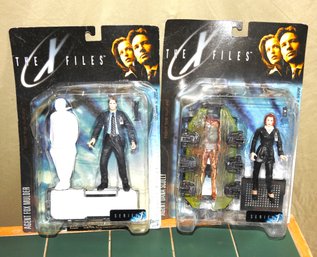 Lot Of 2 Series One Xfiles Action Figures