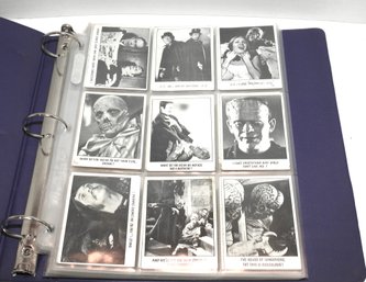 Original 1973 Monster 1959 3 Stooges  & 1966 The Monkees Trading Cards In Binder