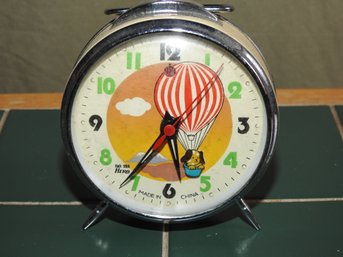 Vintage Hero Chinese Advertising Alarm Clock