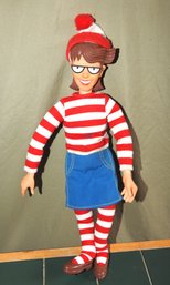 1991 Wendy Waldo 18 Inch Plush Toy Rubber Head