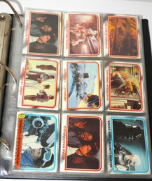 Original 1980 Star Wars Empire Strikes Back Trading Cards In Binder