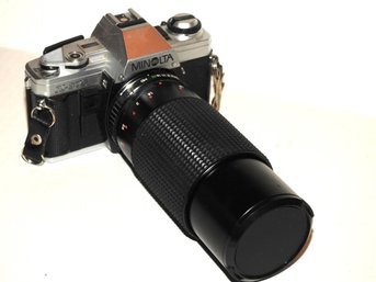 Minolta X-370 35mm Camera With Lens   Jj