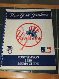 RARE 1980 NY Yankees Post Season Media Guide