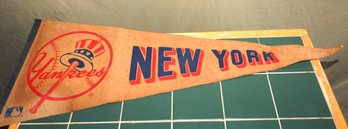 1960s NY Yankees Felt Banner