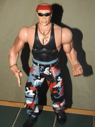 Rare 12 Inch WCW Konnan Tuff Talking Wrestling Action Figure