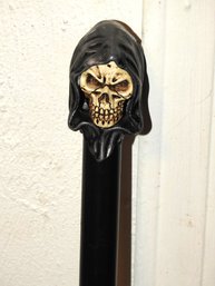 Awesome Double Sided Skull Head Steel Cane With Hidden Sword