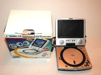 Working Coby 5 Inch Portable DVD Player In Box