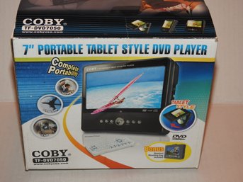Never Used Coby 7 Inch Portable DVD Player