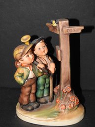 Large 7 Inch Crossroads Hummel Goebel Figurine No Chips Or Cracks