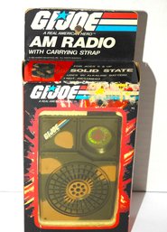 Never Used 1980s GI JOE Official AM Radio