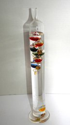 Vintage Glass Galileo Thermometer Made In Germany