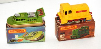 Vintage Matchbox Cars In Original Boxes 1/64