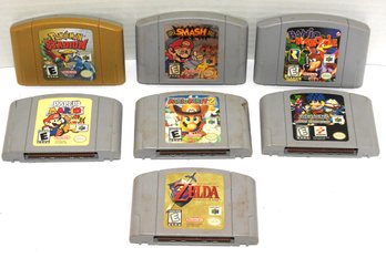 Lot 2 Of Nintendo N64 Video Games Zelda Mario Pokemon & More