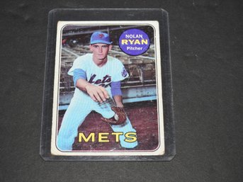 1969 Topps HOFer Nolan Ryan Baseball Card