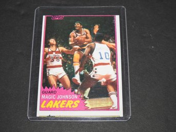1981 Topps HOFer Magic Johnson Basketball Card