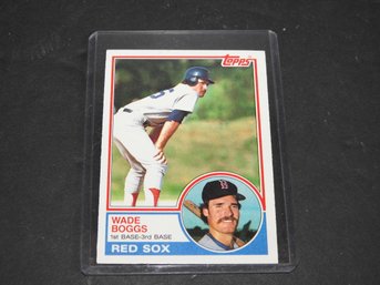 1983 Topps HOFer Wade Boggs ROOKIE Baseball Card
