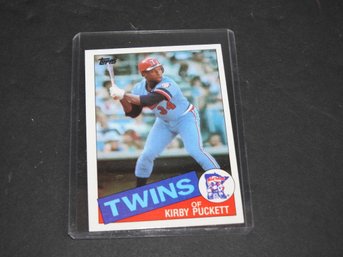 1985 Topps HOFer Kirby Puckett ROOKIE Baseball Card