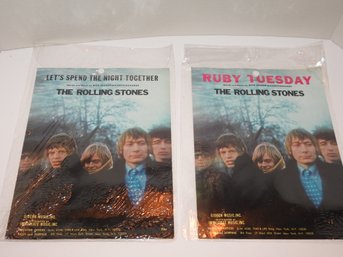 Lot Of 2 1967 Rolling Stones Sheet Music