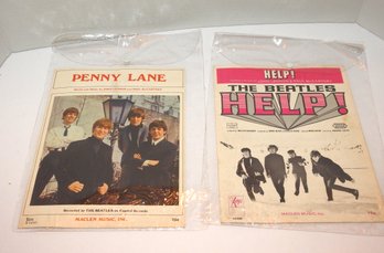 Lot Of 2 1967 The Beatles Sheet Music