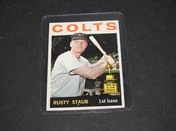 1963 Topps ALL Star Rusty Staub ROOKIE Baseball Card