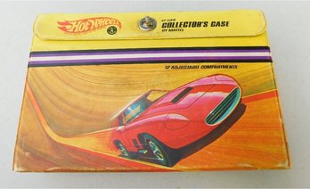 A Vintage Hot Wheels Redlines Era Toy Car Case With 5 Of The Tin Hot Wheels Buttons