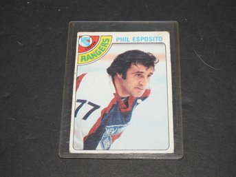 1978 Topps HOFer Phil Esposito Hockey Card