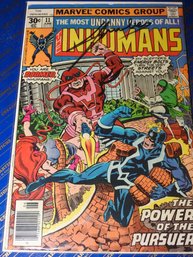 Signed Stan Lee Marvel Inhumans # 11 Comic Book Bagged & Boarded