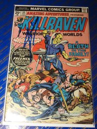 Signed Stan Lee Marvel Killraven # 14 Comic Book Bagged & Boarded