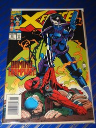 Signed Stan Lee Marvel Xforce # 23 Comic Book Bagged & Boarded