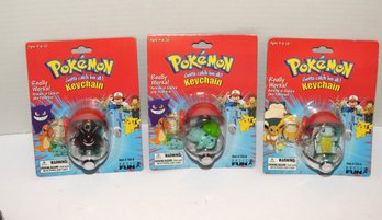 Lot 1 Of Unopened 1999 Pokemon Keychains