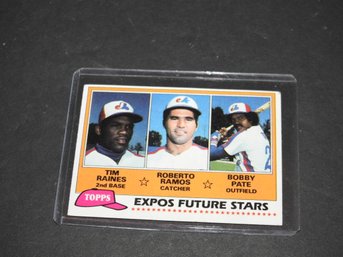 1981 Topps HOFer Tim Raines ROOKIE Baseball Card