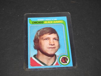 1979 Topps HOFer Bobby Hull Hockey Card