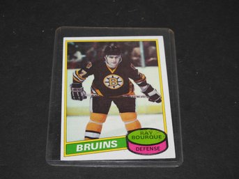 1980 Topps HOFer Ray Bourque ROOKIE Hockey Card