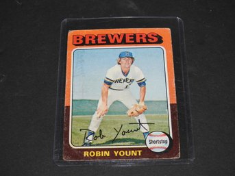 1975 Topps HOFer Robin Yount ROOKIE Baseball Card