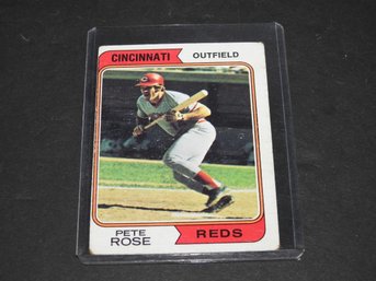 1974 Topps Pete Rose Baseball Card
