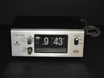 RARE 1970s Copal MG-111 Flip Number Table Digital Timer Alarm Clock
