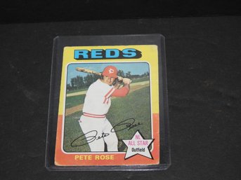 1975 Topps Pete Rose All Star Baseball Card