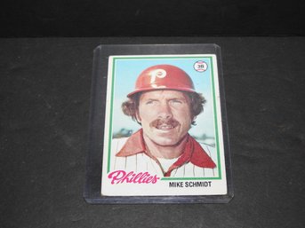 1978 Topps HOFer Mike Schmidt Baseball Card