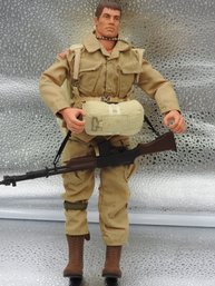 Vintage 12 Inch Parachuter Soldier Action Figure